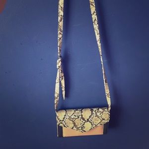 Snakeskin handbag